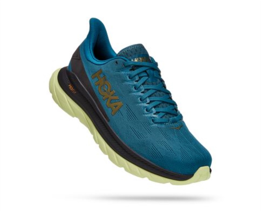 Hoka Mach 4 Blue Coral Black