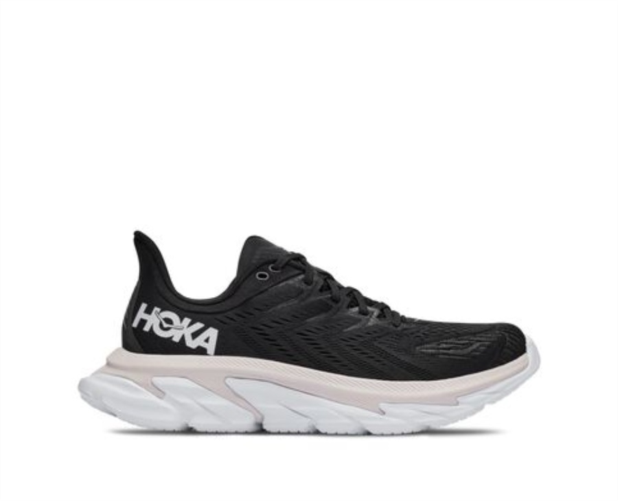 Hoka Clifton Edge Black White
