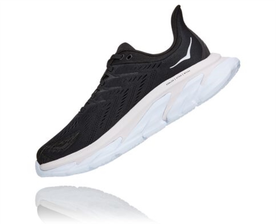 Hoka Clifton Edge Black White