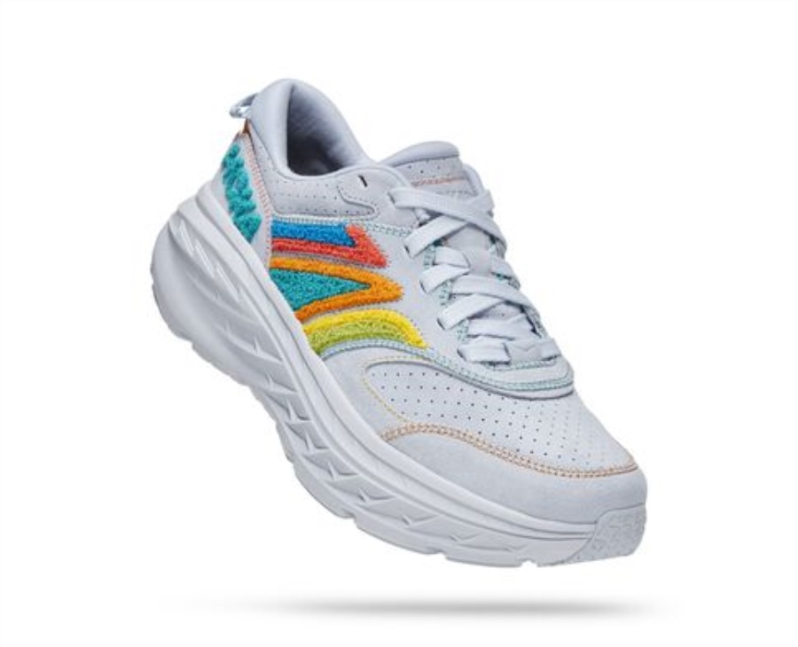 Hoka Bondi L Embroidery Arctic Ice Atlantis