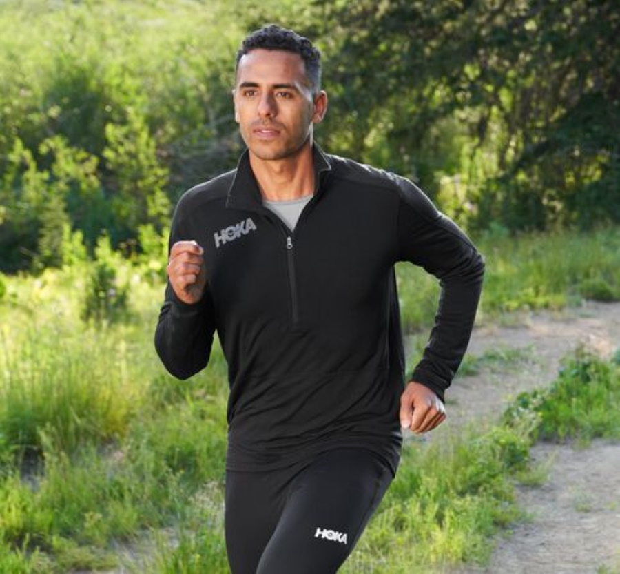 Hoka 1 2 Zip Midlayer Black