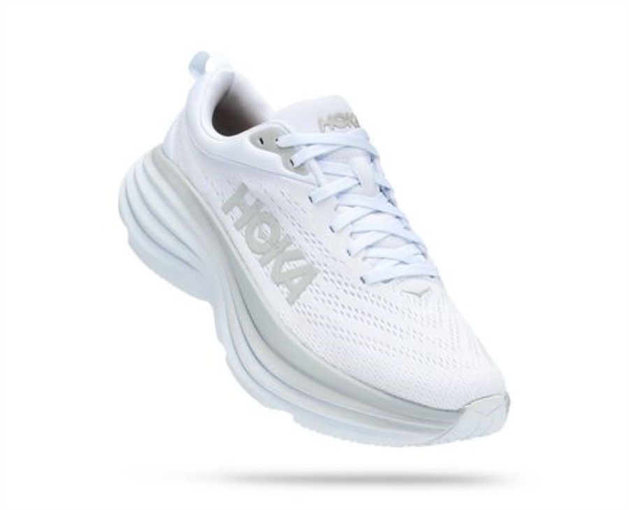 Hoka Bondi 8 White