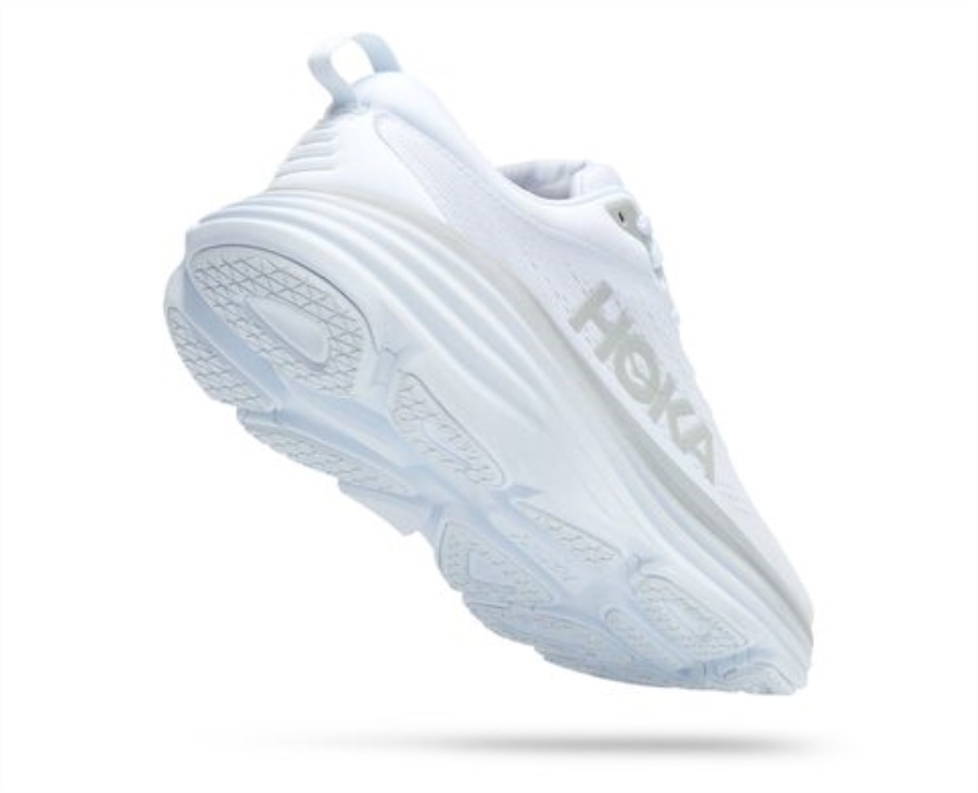 Hoka Bondi 8 White
