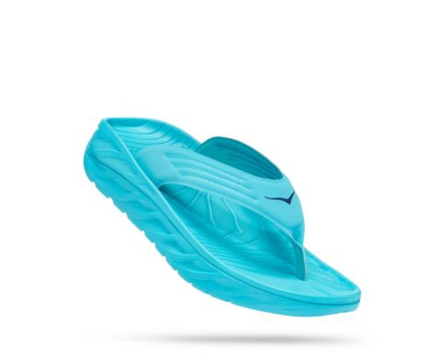 ORA Recovery Flip Hoka Scuba Blue Bellwether Blue