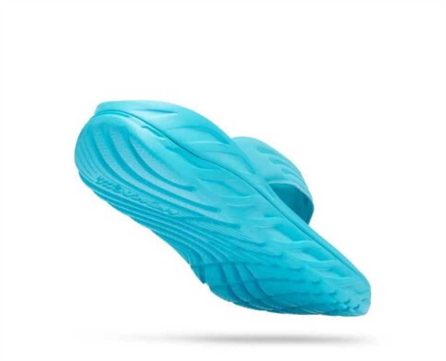 ORA Recovery Flip Hoka Scuba Blue Bellwether Blue