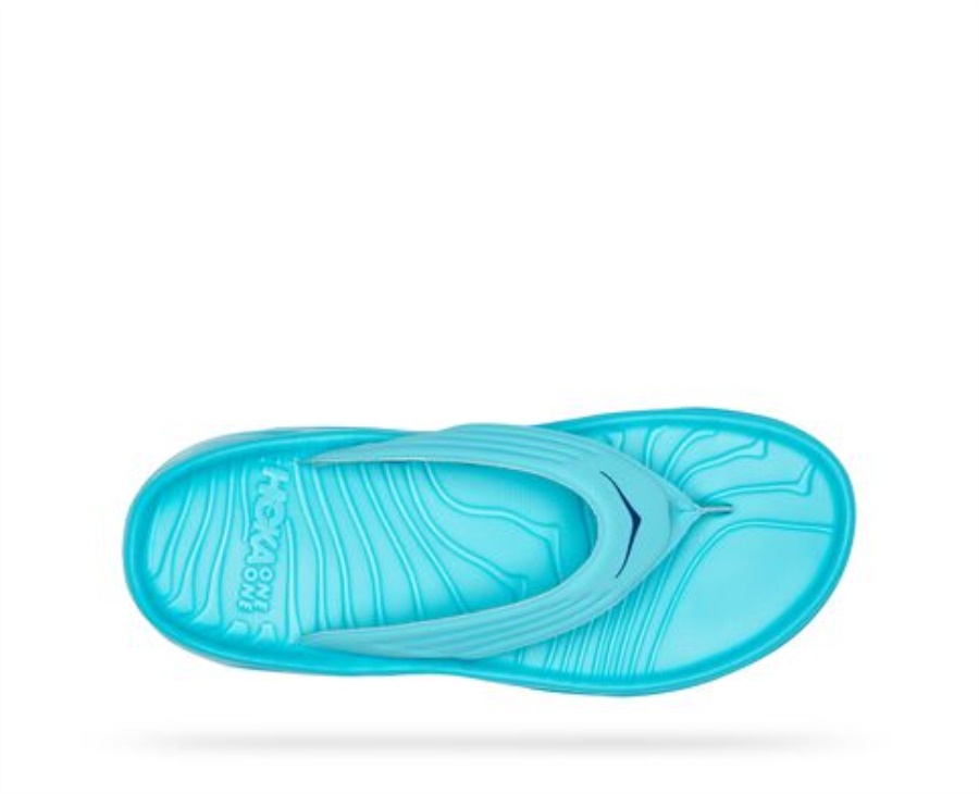 ORA Recovery Flip Hoka Scuba Blue Bellwether Blue