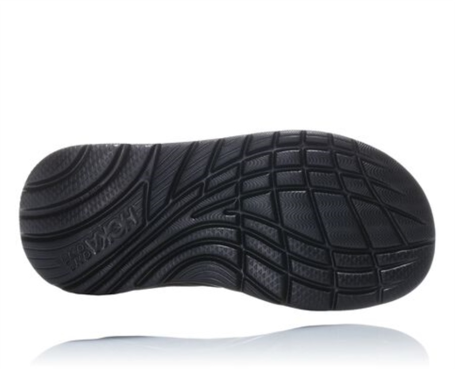 Hoka ORA Recovery Flip Black Dark Gull