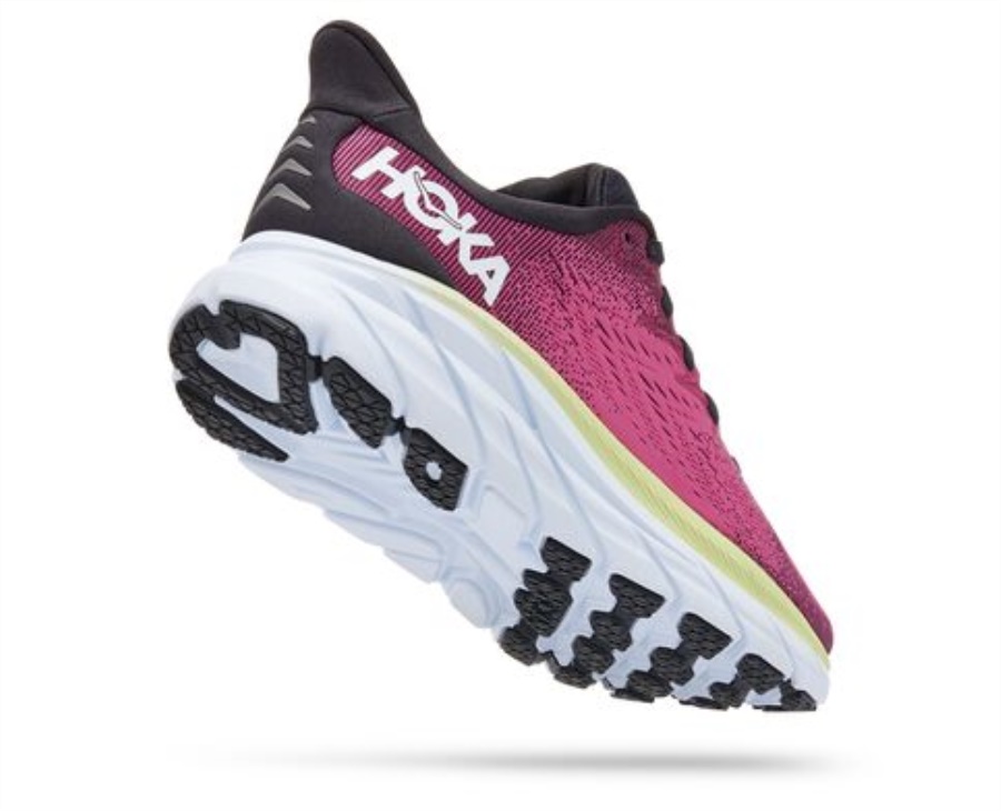 Clifton 8 Hoka Blue Graphite Ibis Rose