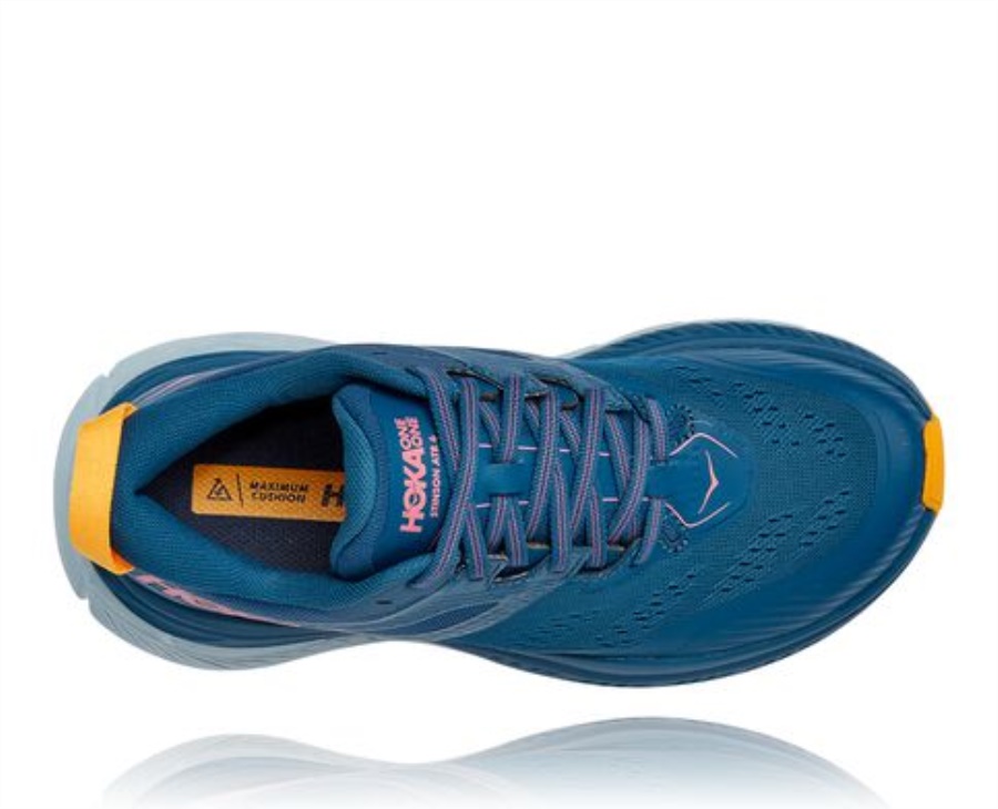 Hoka Stinson ATR 6 Moroccan Blue Saffron