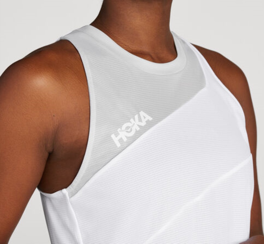 Hoka Glide Tank White