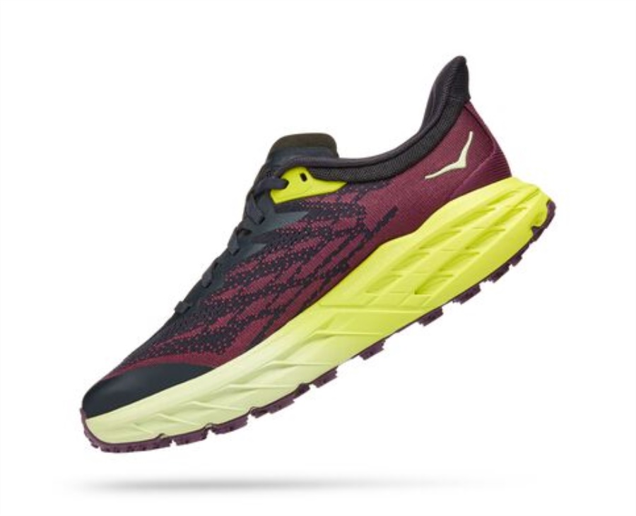 Speedgoat 5 Hoka Blue Graphite Evening Primrose