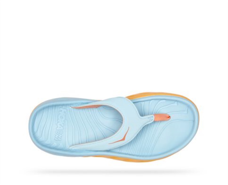ORA Recovery Flip Hoka Summer Song Amber Yellow