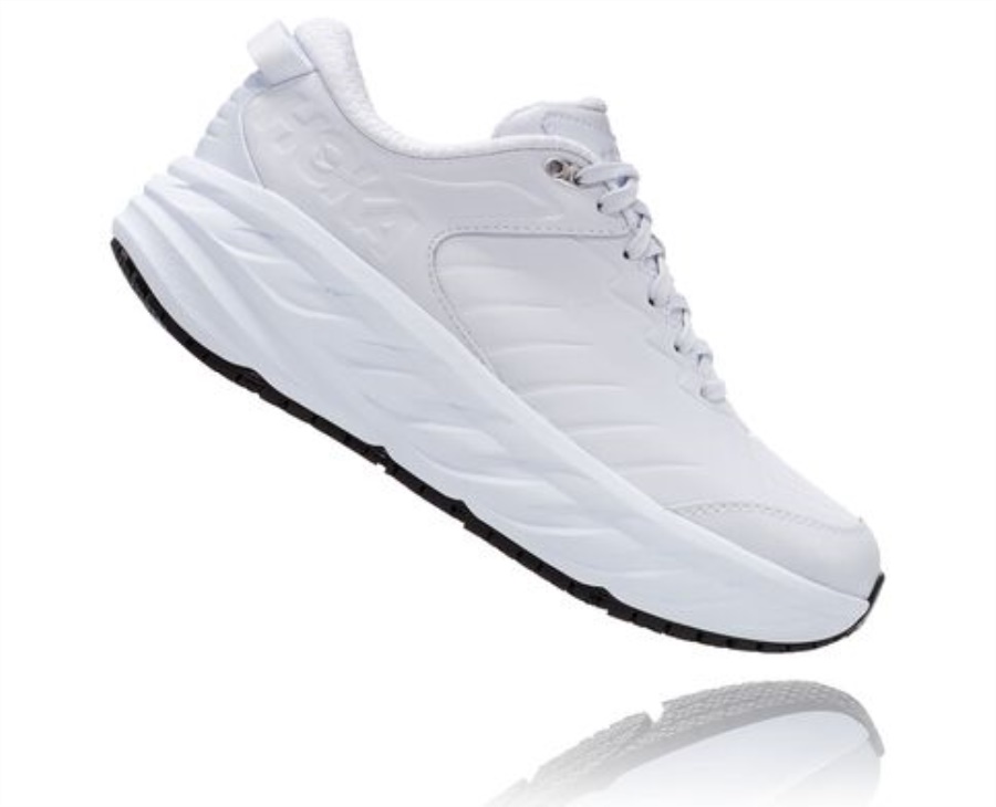 Bondi SR White Hoka