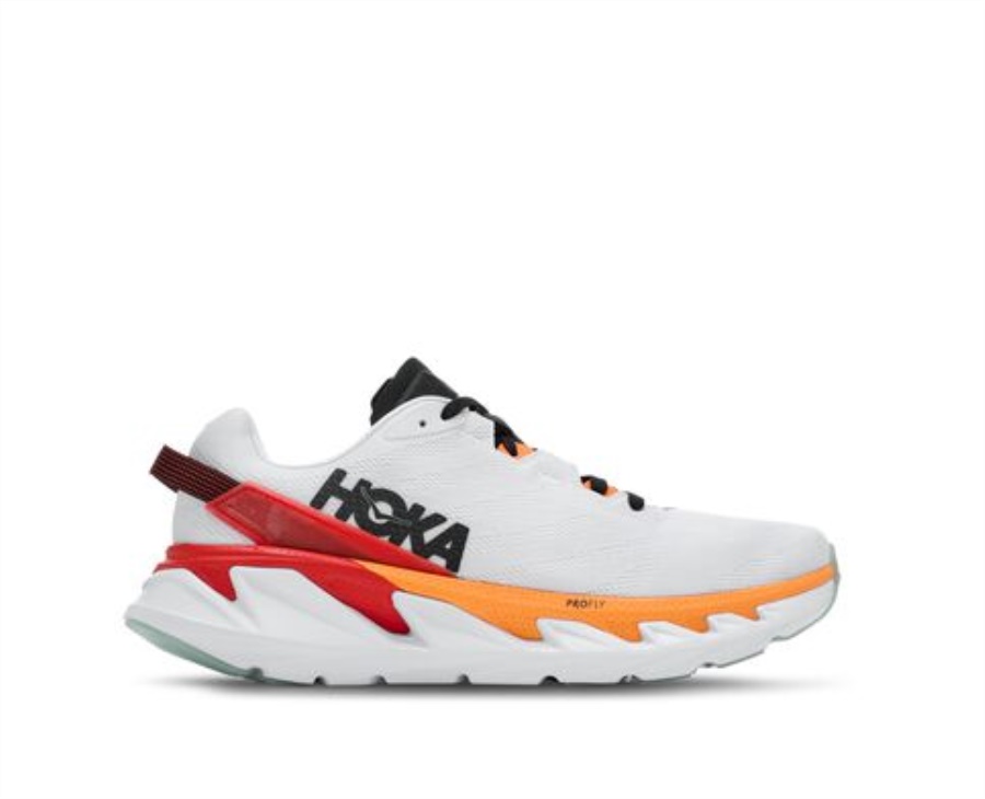 Elevon 2 Hoka White Blazing Orange