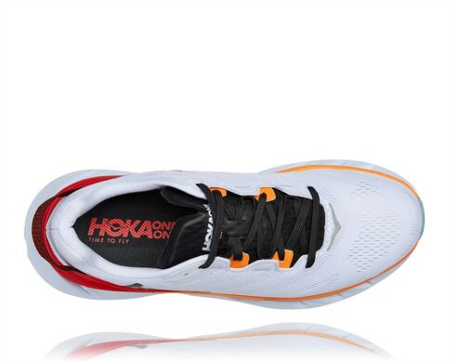 Elevon 2 Hoka White Blazing Orange