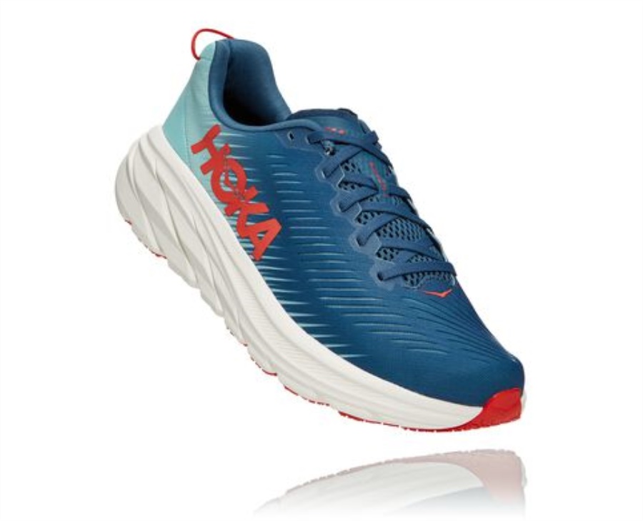 Hoka Rincon 3 Real Teal Eggshell Blue