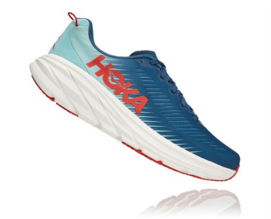 Hoka Rincon 3 Real Teal Eggshell Blue