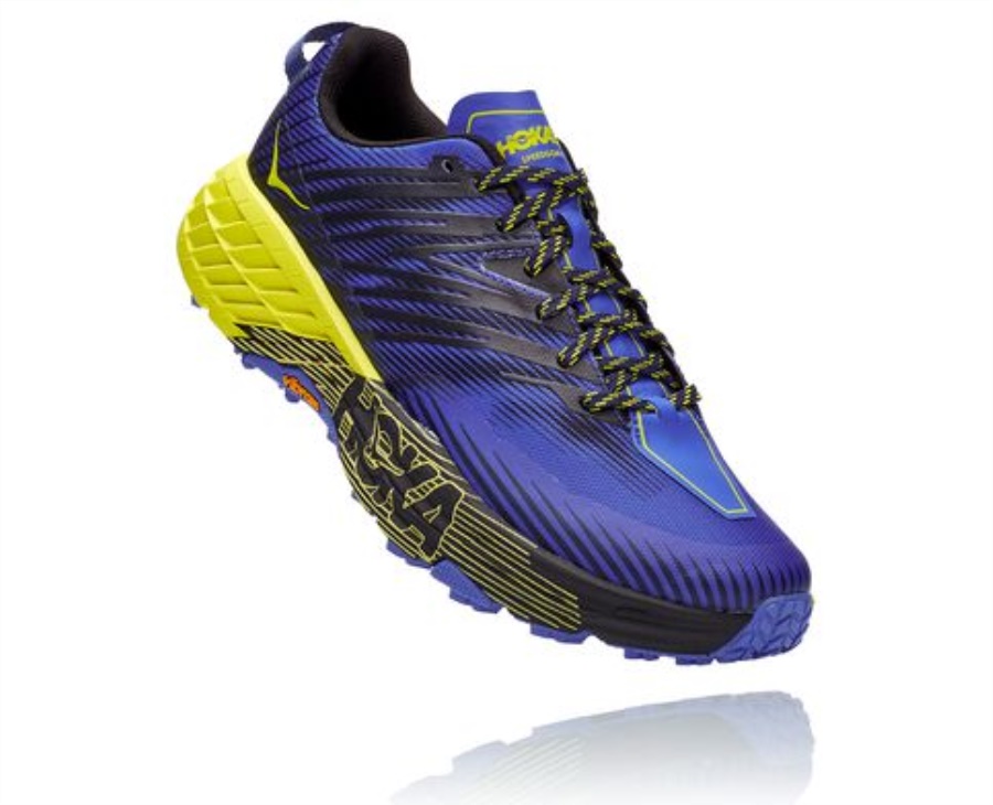 Speedgoat 4 Hoka Black Iris Evening Primrose