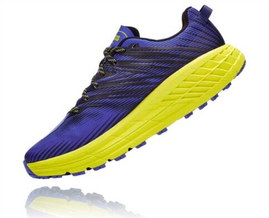 Speedgoat 4 Hoka Black Iris Evening Primrose
