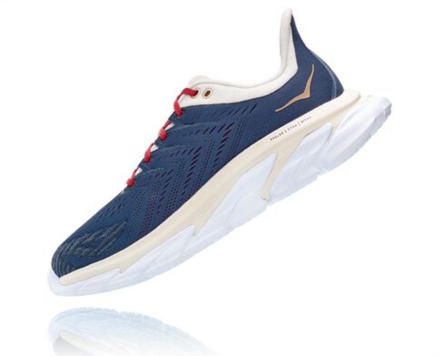 Hoka Clifton Edge Vintage Indigo Tofu