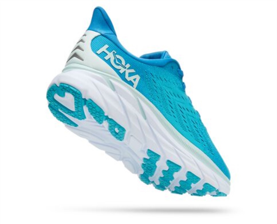 Clifton 8 Hoka Ibiza Blue Scuba Blue