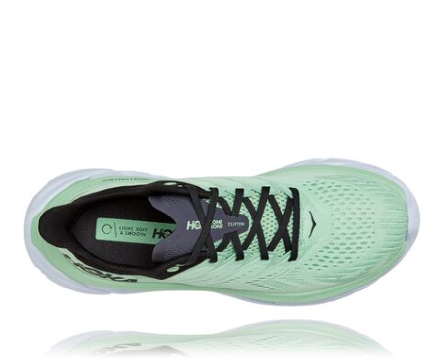 Hoka Clifton Edge Green Ash Outer Space