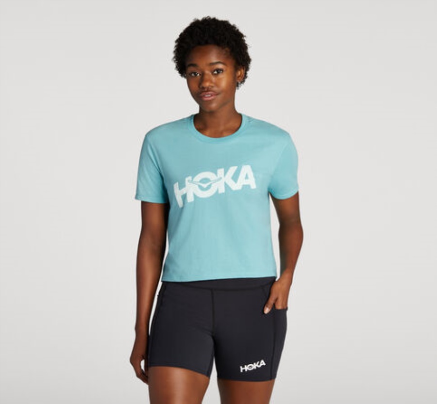 Hoka All-Day Tee Coastal Shade