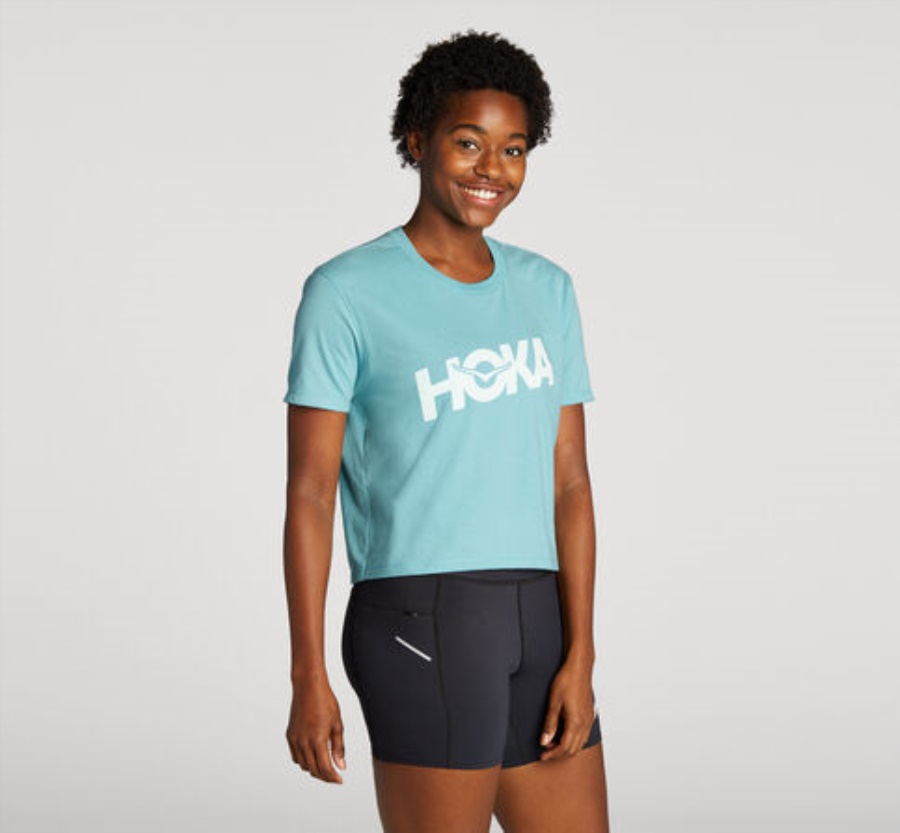 Hoka All-Day Tee Coastal Shade
