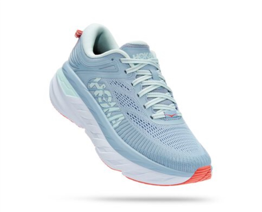 Bondi 7 Hoka Blue Fog Blue Glass