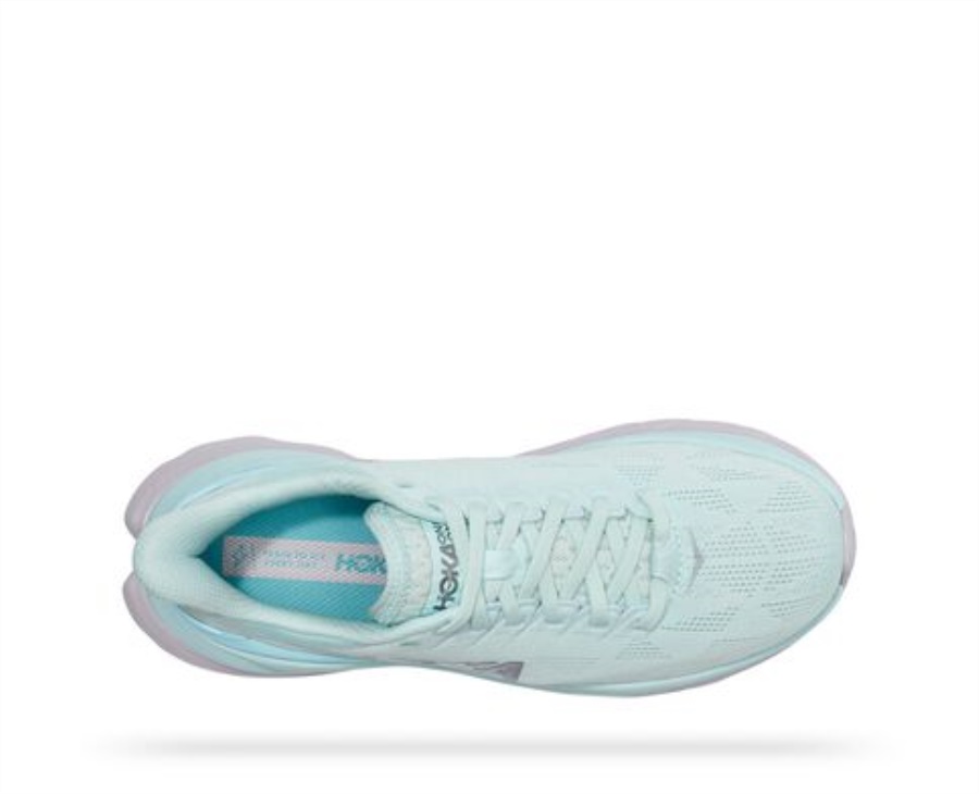 Hoka Mach 4 Blue Glass Coastal Shade