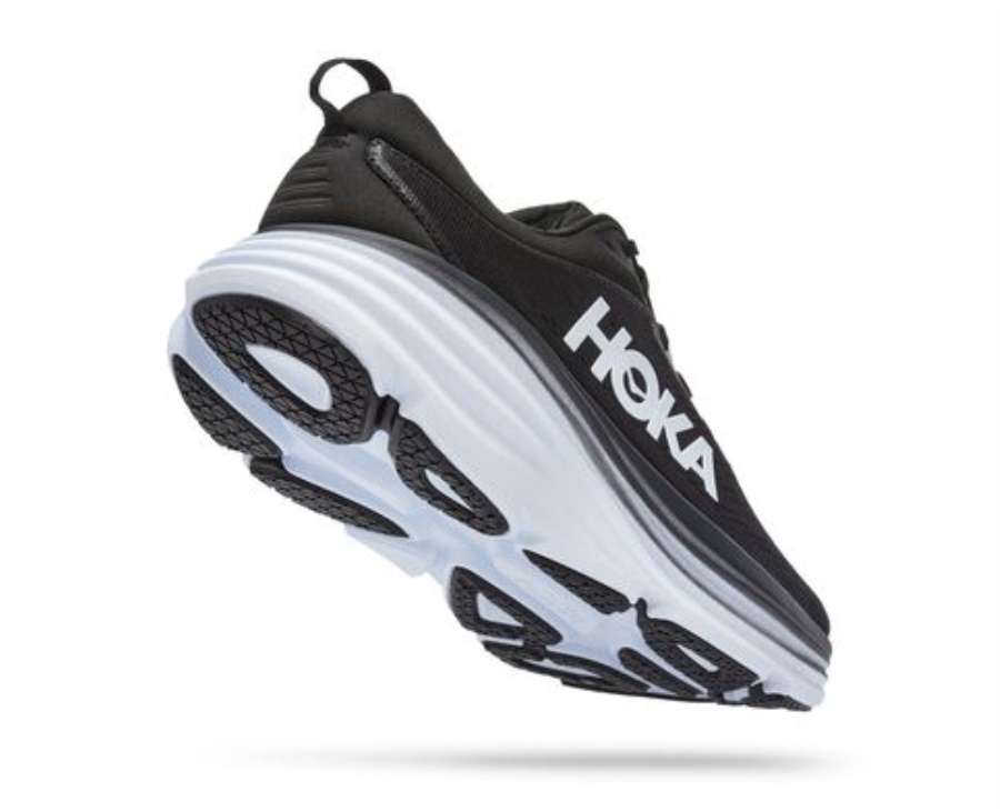 Bondi 8 Hoka Black White
