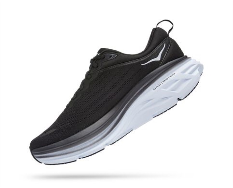 Bondi 8 Hoka Black White