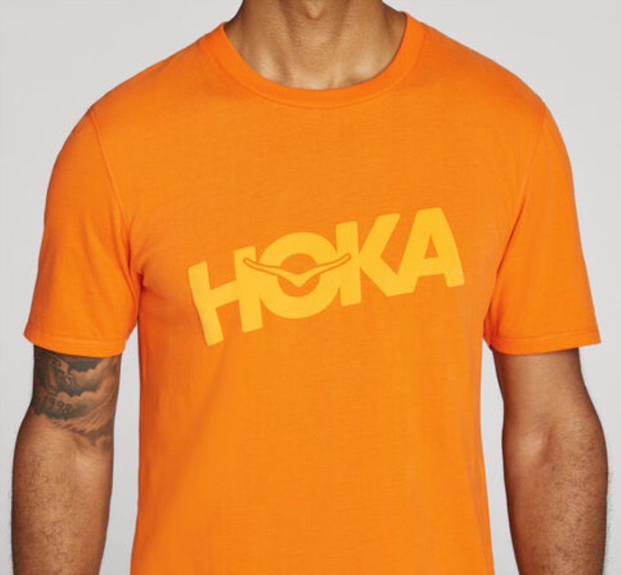 All-Day Tee Hoka Persimmon Orange