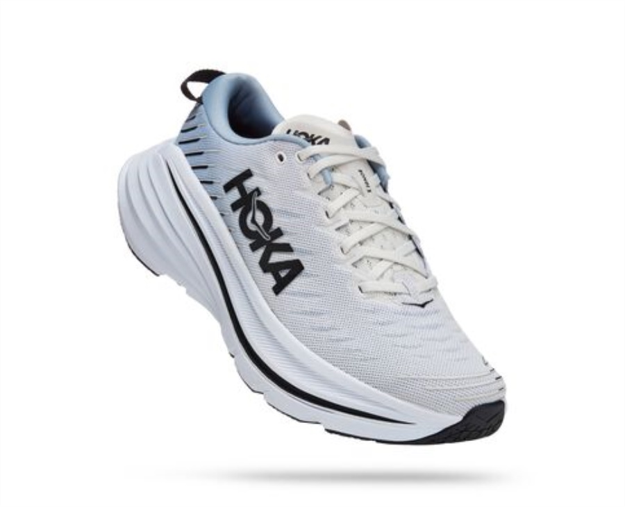 Bondi X Hoka Blanc De Blanc Blue Fog