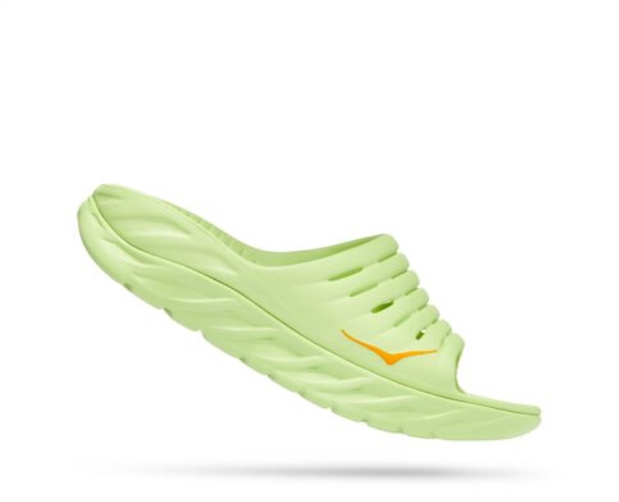 Ora Recovery Slide Hoka Butterfly Radiant Yellow