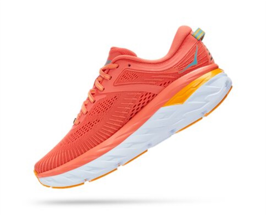 Hoka Bondi 7 Camellia Coastal Shade