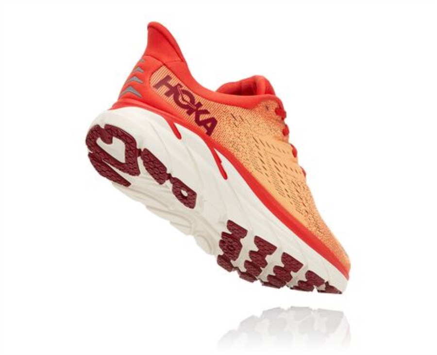 Hoka Clifton 8 Fiesta Blazing Orange
