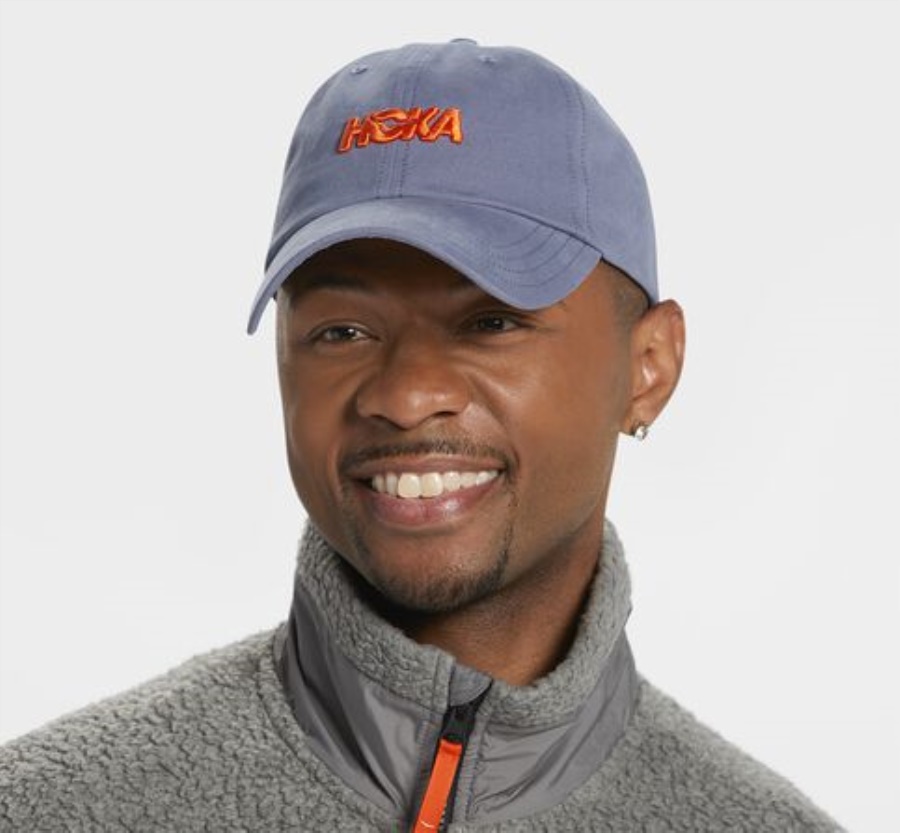 Casual Hat Hoka Blue Grey Vermilion Orange