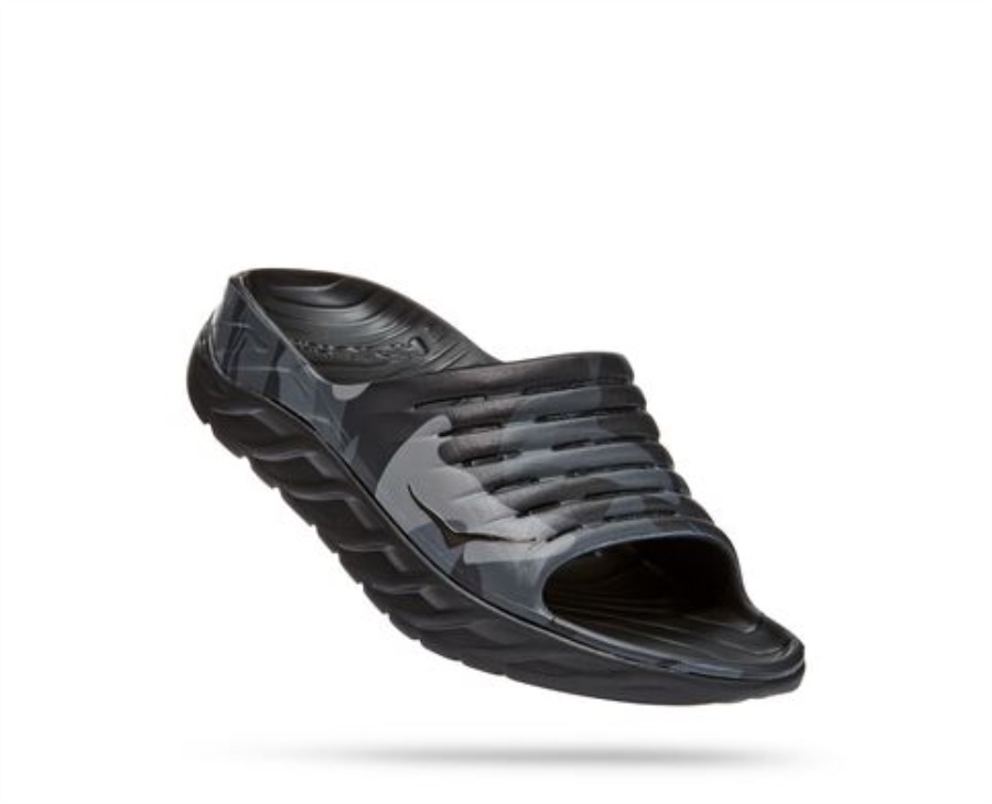 Hoka Ora Recovery Slide Black