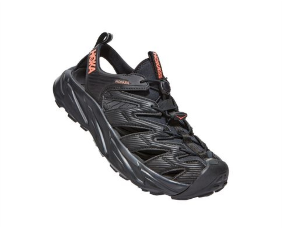 Hoka Hopara Black Fusion Coral
