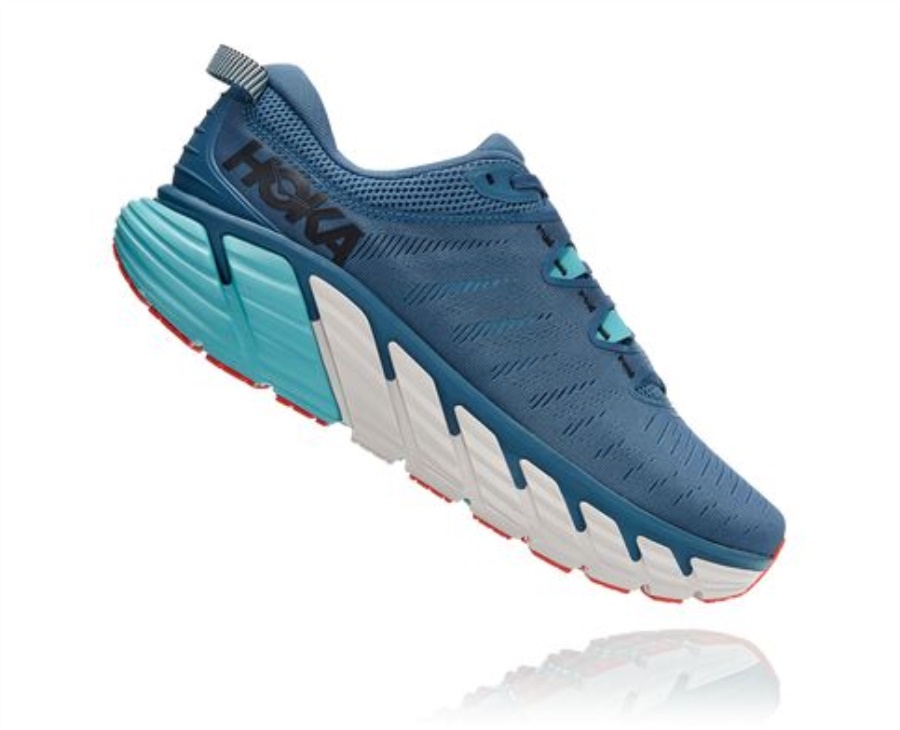 Gaviota 3 Hoka Real Teal Aquarelle