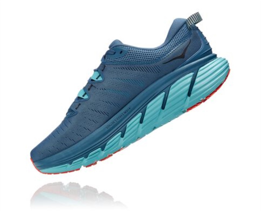 Gaviota 3 Hoka Real Teal Aquarelle