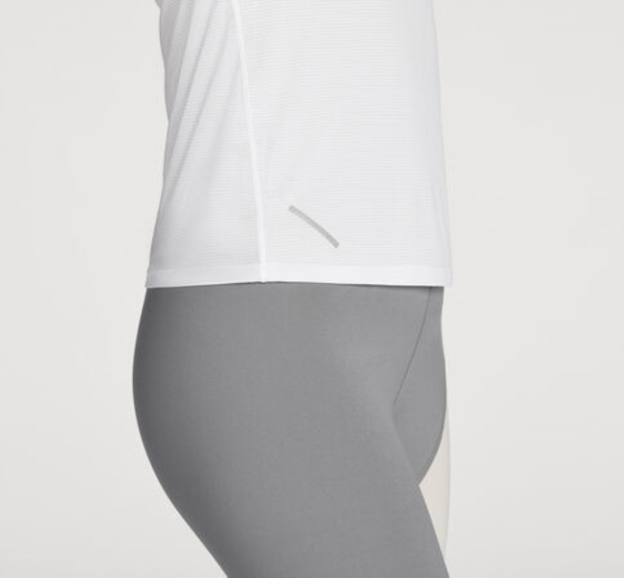 Hoka Glide Short Sleeve White