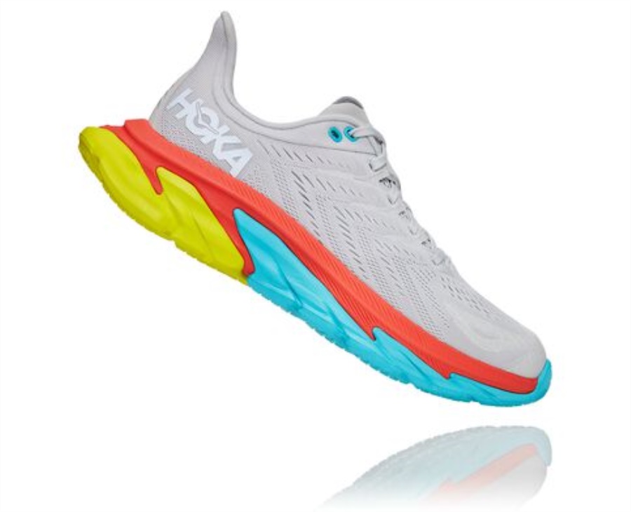 Clifton Edge Hoka Lunar Rock White