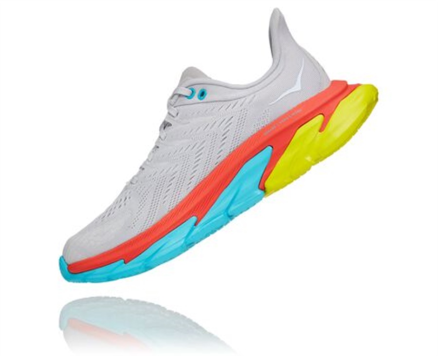 Clifton Edge Hoka Lunar Rock White