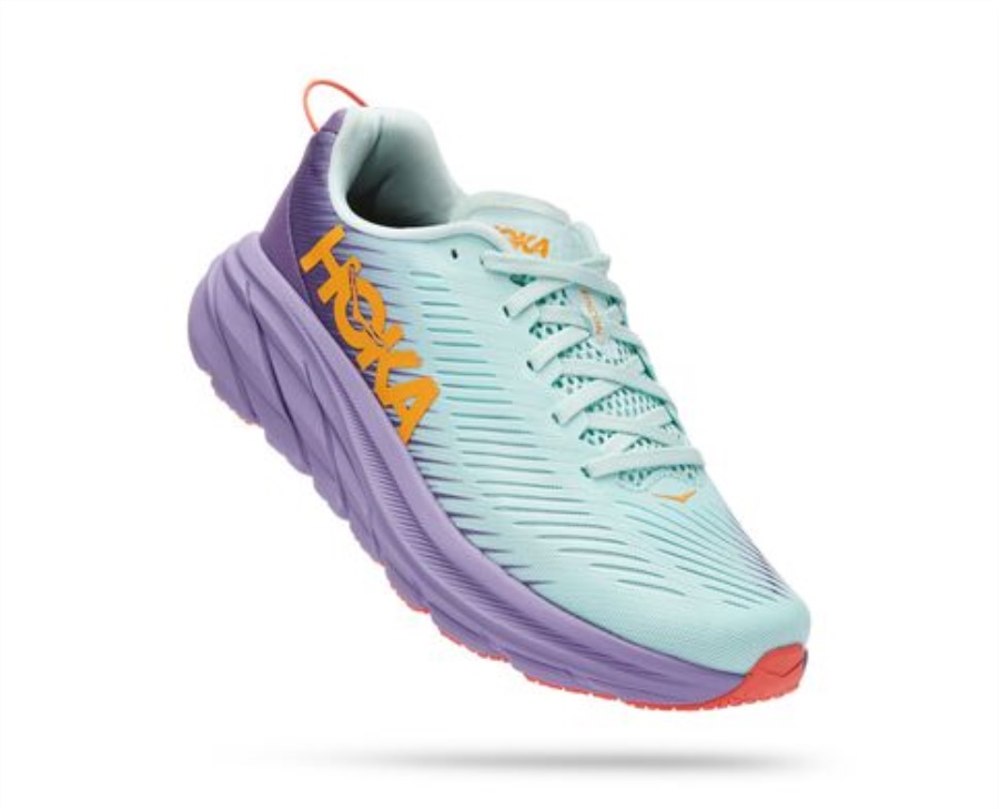 Hoka Rincon 3 Blue Glass Chalk Violet