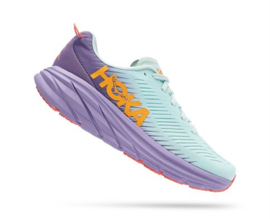 Hoka Rincon 3 Blue Glass Chalk Violet