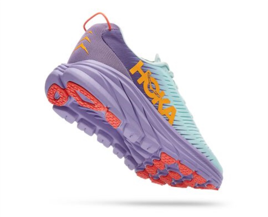 Hoka Rincon 3 Blue Glass Chalk Violet