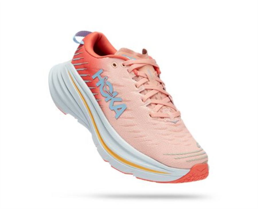 Hoka Bondi X Camellia Peach Parfait
