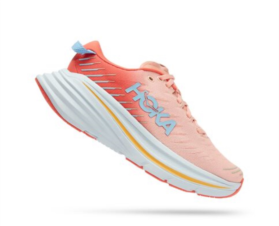 Hoka Bondi X Camellia Peach Parfait